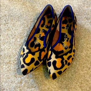 Rothys pointed flats cheetah cat leopard 6.5